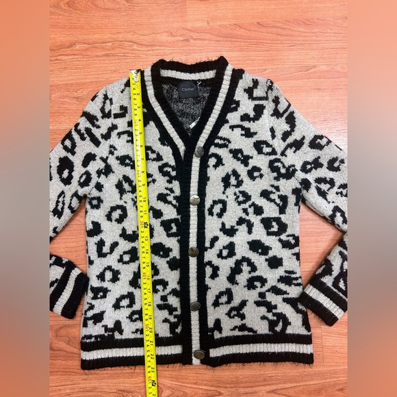 Cliché animal print cardigan size small - Picture 4 of 4